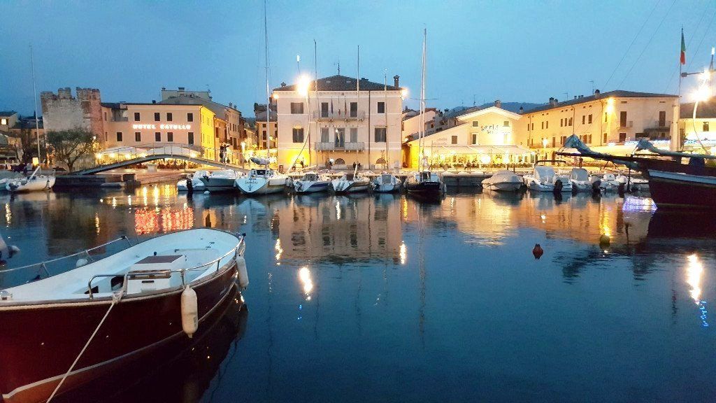 Blick auf Bardolino und Cisano